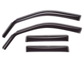 04-08 Ford F150 Super Crew WeatherTech 82343 Front and Rear Side Window Deflectors - Dark Smoke
