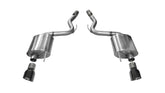 15-17 Ford Mustang GT V8 5.0L Corsa Performance 14329BLK 3in Axle Back Exhaust Black Dual Tips (Touring)