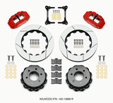 12-15 Ford F150 Wilwood 140-13866-R Narrow Superlite 4R RearTruck Kit 14.25in Red(6 lug)