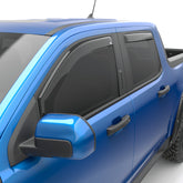 22-24 Ford Maverick EGR 573591 Lariat XL XLT Front/Rear Window Visors - Dark Smoke Finish