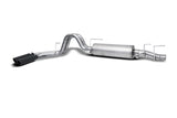 21-25 Ford F-150 2.7L / 3.5L Gibson Performance Exhaust 69224B 3in / 2.5in Cat-Back Dual Sport Exhaust System Stainless - Black Elite