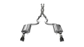 15-17 Ford Mustang GT V8 5.0L Corsa Performance 14332BLK 3in Cat Back Exhaust Black Dual Tips (Sport)