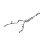 15-20 Ford F-150 V8 5.0L MBRP S5258AL 2 1/2" Cat Back Exhaust Dual Split Rear Exit -Installer