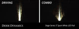 21-23 Ford F-150 Diode Dynamics DD7331 SS5 Bumper LED Pod Light Kit - Yellow Pro Combo