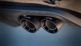 18-23 Ford Mustang GT 5.0L Borla 140746CFBA Coupe w/o Valves ATAK 3in Cat-Back Exhaust-Blk Carbon Fiber Tips
