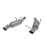 11-14 Ford Mustang 3.7L V6 MBRP S7227AL 3" Split Rear Axle Back Installer Series Aluminized Steel