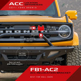 21-26 Ford Bronco Turn Offroad FB1-AC2 High Clearance ACC Relocation Bracket