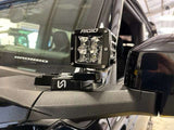 21-26 Ford Bronco 2DR/4DR Turn Offroad LB1-M1 Billet Mirror Light Mount for Ford Bronco (Pair)
