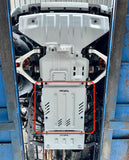 24-25 Ford Ranger (Non-FX4) / 21-24 Bronco 4DR Rival 2333.1884.1.6 Aluminum Radiator Skid Plate