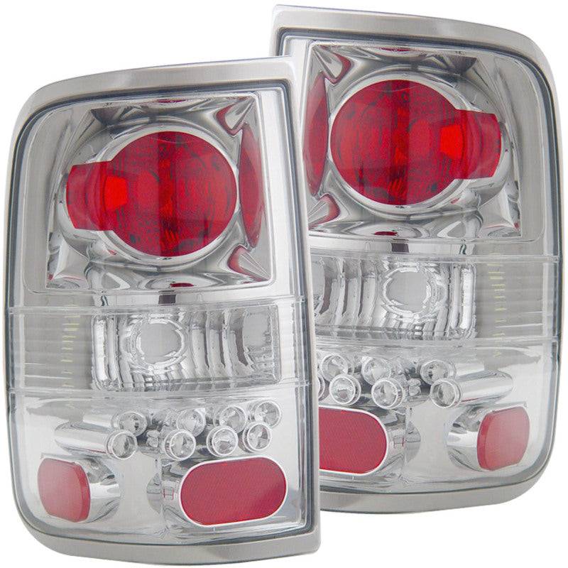 04-08 Ford F-150 ANZO 211138 Taillights Chrome