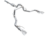 21-26 Ford F-150 AWE Tuning 3020-32402 0FG Non-Resonated Cat-Back Exhaust System w/ Chrome Silver Tips