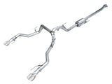 21-26 Ford F-150 AWE Tuning 3020-32402 0FG Non-Resonated Cat-Back Exhaust System w/ Chrome Silver Tips