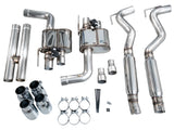 18-23  Ford Mustang GT 5.0L AWE Tuning 3025-42550 SwitchPath Cat-back Exhaust - Chrome Silver Tips