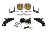 21-23 Ford F-150 Diode Dynamics DD7331 SS5 Bumper LED Pod Light Kit - Yellow Pro Combo