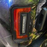 21-24 Bronco ORACLE Lighting 5892-504 Flush Style (Lensless) LED Tail Lights - Standard Red Lens