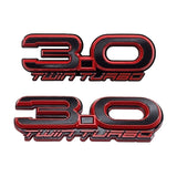 UPR 3.0 Twin Turbo Fender Emblem Pair