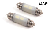 11-14 Ford F-150 SuperCab Diode Dynamics DD0353P 39mm HP6 LED Warm -White (Pair)