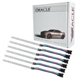 15-17 Ford Mustang V6/GT/Shelby Oracle 2267-334 DRL Upgrade w/ Halo Kit - ColorSHIFT w/o Controller