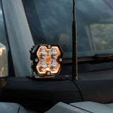 21-26 Ford Bronco / 22-24 Bronco Raptor Baja Designs 440088UP Squadron Sport 2.0 A-Pillar Light Kit -Clear