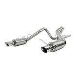 11-14 Ford Mustang GT 5.0L MBRP S7258409 Dual Split Rear Street Version T409 3in Cat Back Exhaust System