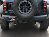 22-26 Ford Bronco Raptor V6 3.0L (tt) aFe 49-33154-P Vulcan Series 3in 304SS Cat-Back Exhaust System w/ Polished Tips