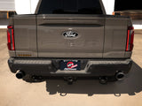 21-26 Ford F-150 Tremor 3.5L V6 / 5.0L V8 aFe 49-33160-B Gemini XV 3 IN 304 Stainless Steel Cat-Back Exhaust System w/ Dual Black Tip