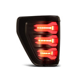 21-23 Ford F150 AlphaRex 653020 LUXX-Series LED Tail Lights Black