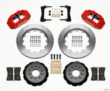 05-14 Ford Mustang Wilwood 140-9110-R Forged Narrow Superlite 6R Big Brake Front Brake Kit (Hat) - Red