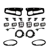 21-23 Ford Bronco w/ Steel Bumper Baja Designs 447763UP Squadron Pro/Dual S2 Sport Steel Bumper Fog Pocket Light Kit w/Upfitter