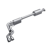 21-23 Ford F-150 2.7L V6 / 3.5L V6 / 5.0L V8 MBRP S5219AL 3-2.5in Aluminized Steel Cat-Back Exhaust Dual Pre-Axle Exit