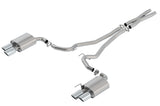 18-23 Ford Mustang GT 5.0L Borla 140807 S-Type Cat Back Convertible 2.5in Pipe 4in Tip