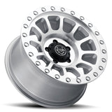 21-23 Ford Bronco ICON 8017858347SM Alloy Hulse 17 X 8.5 / 6 X 5.5 / 0mm Offset 4.75in BS Silver Machined