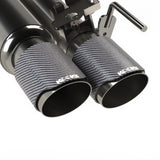 18-24 Ford Mustang GT 5.0L Kooks Headers 11514520 3in. Active Valved Shotgun Cat-Back Exhaust w/ Carbon Tips