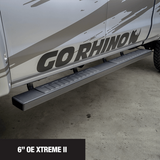 01-24 Ford F-150 / 17-24 Ford Raptor Go Rhino 680187C 6in x 87in OE Xtreme Composite Side Steps - Chrome