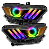 15-17 Ford Mustang V6/GT/Shelby Oracle 1335-332 Dynamic ColorSHIFT DRL Upgrade w/ Halo Kit