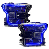 15-17 Ford F-150 Oracle 8201-332 Dynamic ColorSHIFT Pre-Assembled Headlights - Black Edition