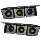 21-24 Bronco ORACLE Lighting 5890-006 Triple LED Fog Light Kit for Steel Bumper - Yellow