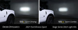 21-25 Ford Bronco Sport Diode Dynamics DD7139 SS3 LED Ditch Light Kit - Sport Yellow Combo
