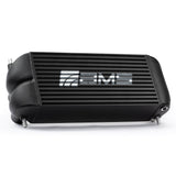 2015+ Ford F-150 / 2017+ Raptor 2.7L/3.5L EcoBoost AMS Performance AMS.55.09.0001-3 Stock Location Intercooler (Black Powder Coat w/ Logo)