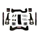 04-08 Ford F-150 Skyjacker F460BKB 6 in. Front Spacer Suspension Lift Kit with Black MAX Shocks