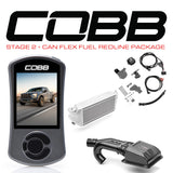COBB Tuning 0050020BK-TCM-RED-FF Stage 2 + CAN Flex Fuel Redline Carbon Fiber Power Package Black with TCM for 17-20 Ford F-150 Raptor Ecoboost
