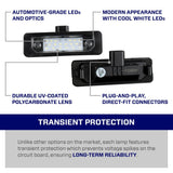 10-14 Ford Mustang Form Lighting FL0050 LED License Plate Lights (Pair)