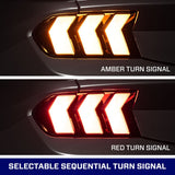 24-25 Ford Mustang Form Lighting FL0087 Sequential LED Tail Lights Clear (Pair)