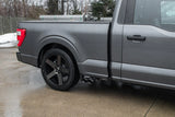 21-23 Ford F-150 V8 5.0L Corsa Performance 21150BLK 6.5in Bed Xtreme Cat-Back Front of Tire Exit Black PVD