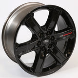 15-23 F-150 Ford Racing M-1007K-S2295B 22in Wheel Kit - Black w/Machined Face