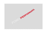 21-26 F-150 Ford Performance M-1820-WR F-Series Windshield Banner - White/Red
