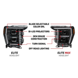 21-23 Ford F-150 Diode Dynamics DD5178 Platinum Elite Full LED Headlights - Projector