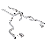 21-26 Ford F-150 SuperCrew 5.0 V8 5.5ft Bed Race Part-Resonated Cat-Back with Dual Outlet