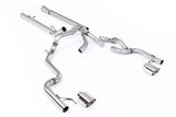 21-26 Ford F-150 SuperCrew 3.5 V6 Ecoboost 5.5ft Bed (Tremor Models) Milltek Sport Road+ Resonated Cat-Back with Dual Outlet