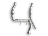 17-20 Ford F-150 Raptor 3.5L EcoBoost CV Fabrication FFR1720CDP-1 Stainless Steel Downpipes w/ Built-In Turbo Adapters